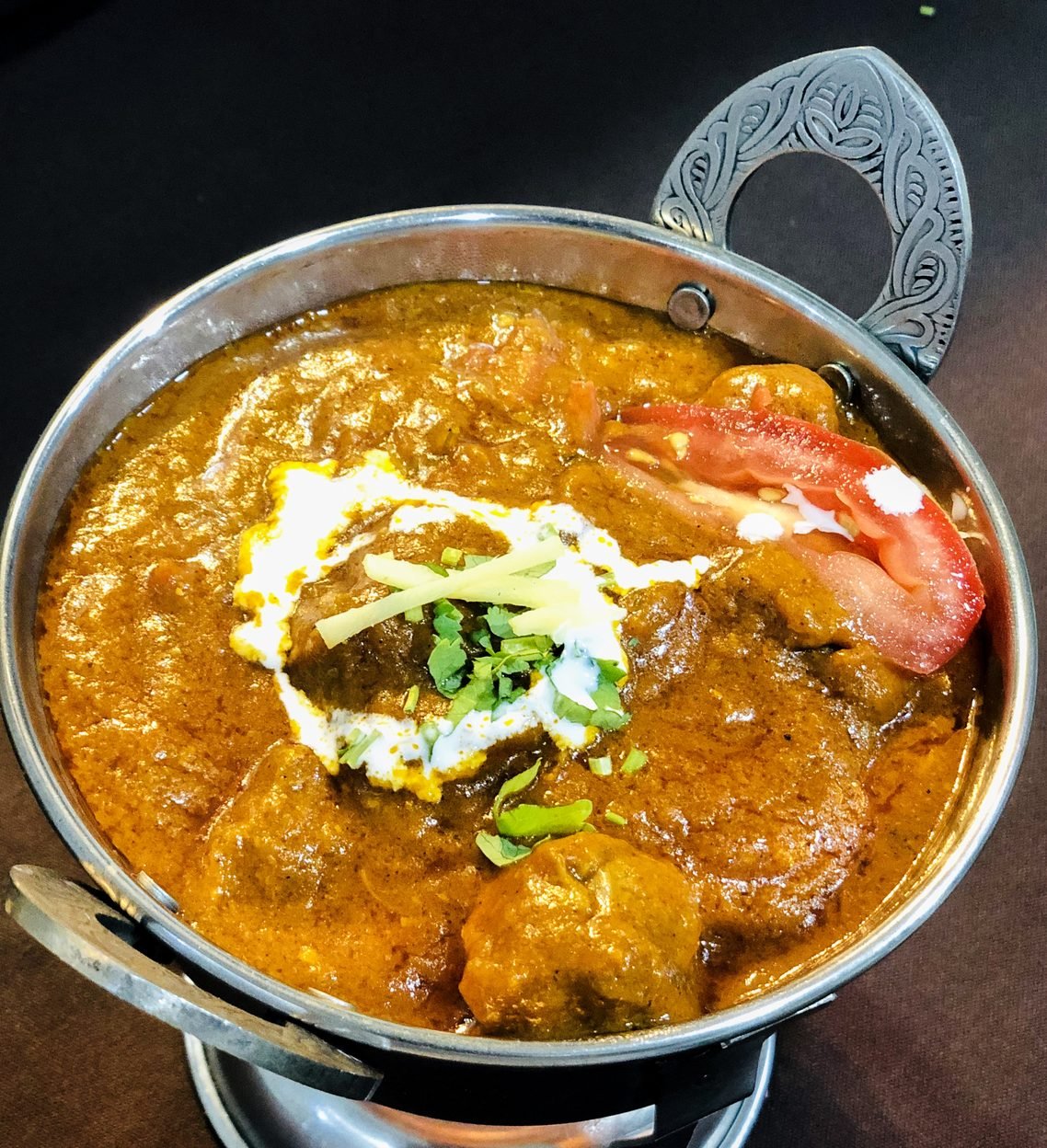 Curry en cazuela kadhai